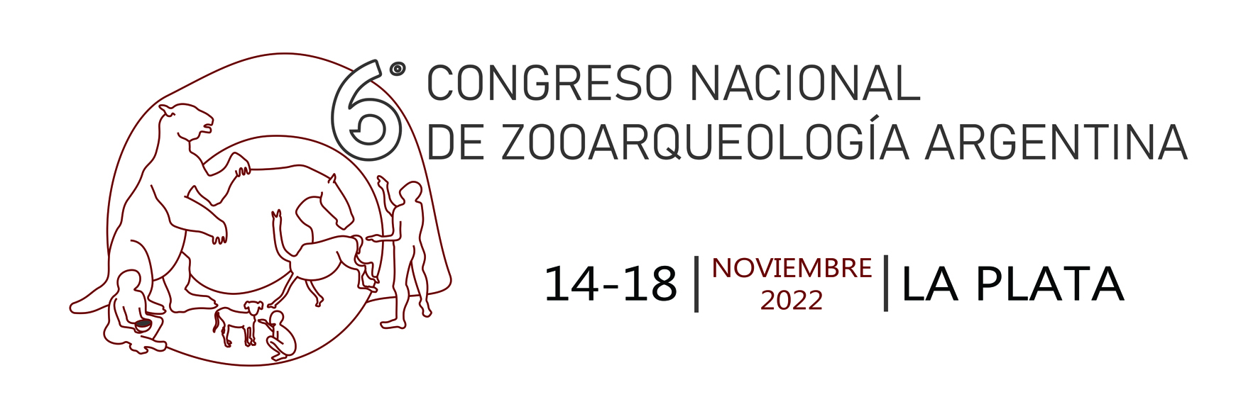 6º Congreso Nacional de Zooarqueología Argentina Logo