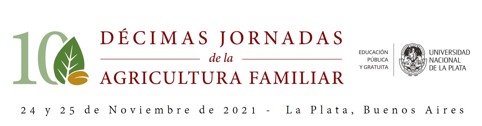 10mas Jornadas de la Agricultura Familiar Logo