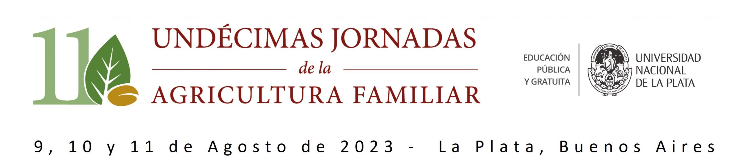 11mas Jornadas de la Agricultura Familiar Logo