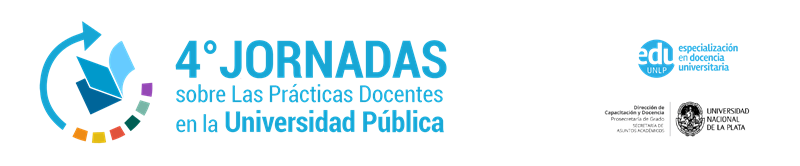 4º Jornadas sobre las Prácticas Docentes en la Universidad Pública Logo