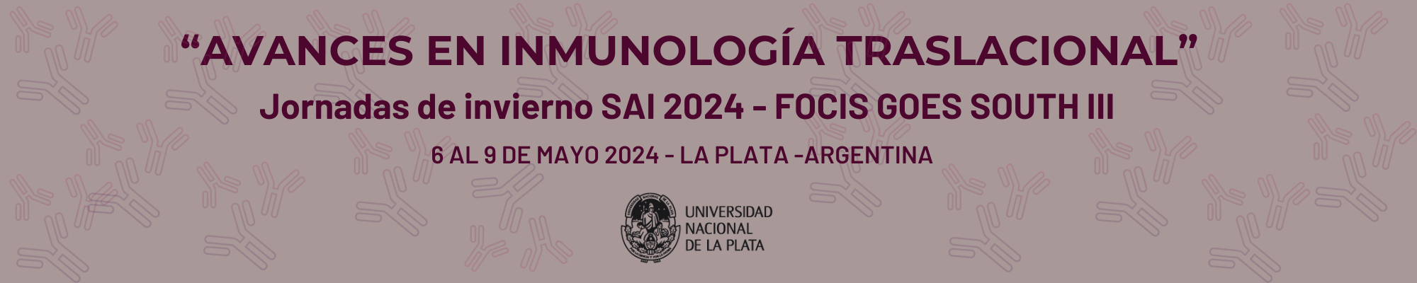 "Avances en Inmunología Traslacional" Jornadas de Invierno SAI 2024 | Focis go South III  Logo