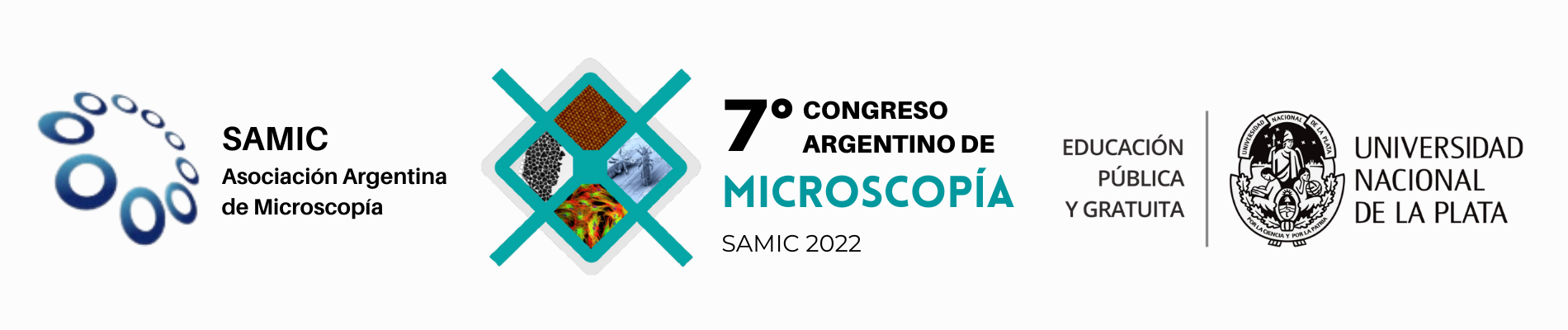 7° Congreso Argentino de Microscopía SAMIC 2022 Logo